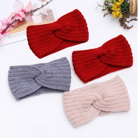 Pack of 6 Women's Knitted Headbands, Winter Headband, Hair Band, Ear Warmers, Elastic, Hair Bands Girls, Knitted Hair Accessories