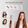 Hot Comb,Electric Hot Comb for Wigs Human Hair with 12
