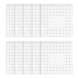 Cinta de Doble Cara de Espuma de PE, Punto Redondo de 10 Mm, 10 Hojas (1000 piezas), Soporte de Carga Fuerte, No Requiere Pegamento Cinta de Espuma de Doble Capa, para Tiras