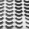 JIMIRE 20 Pairs False Eyelashes 4 Styles Mink Eyelashes Fluffy