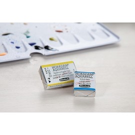 Schmincke Horadam Aquarell - "Special Edition" Finest Artist Watercolours, 840 Pearl Purple, 14 840 044, Pearl Metallic Special Colours for Shimmering Effects, 1/2 Tubs