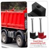 Alipis 4pcs Truck Tool Box Clamps Hooks for Pickup Tool