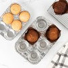 PLASTICPRO Aluminum Foil Muffin Pans Reusable and Disposable, Muffin &