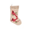 C&F Home Cardinals Stocking Stocking Tan