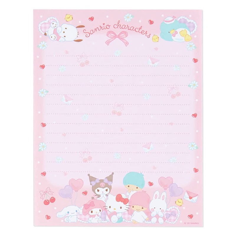 Sanrio Characters 589403 Letter Set