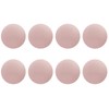 8pcs Pink Round Leather Drinking Coasters 10CM,PU Leather Cup Mats