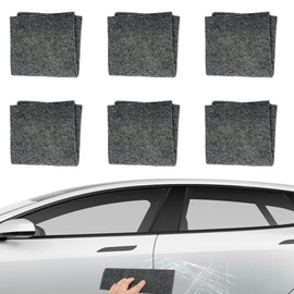 Nano Sparkle Cloth, Nano Sparkle Cloth Car Scratches Original, Reusable Car Cleaning Cloth, Nanosparkle Cloth for Removing Scratches, Easy Repair of Paint Scratches and Water Stains, Pack of 6