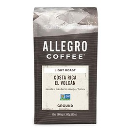 Allegro Coffee, Coffee Costa Rica El Volcan Ground, 12 Ounce