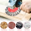 RUCUDIM Wire Brush Angle Grinder Flex, Cup Brush Angle Grinder,