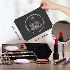 Fantasy Movie Gift I Have Turned The World Upside Down Makeup Bag Gift for Movie Lovers (I Have Turned CA)