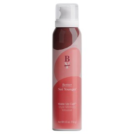 Better Not Younger Wake Up Call Style Memory Mousse Biotin-Infused, 48H Hold, Volumizing & Texturizing, Lightweight Formula for Thin Hair, Vegan, Sulfate & Paraben-Free, 5.5 oz.