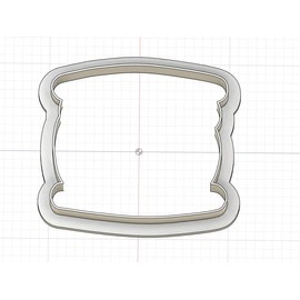 3D Printed Outline of Smore Treat Cookie Cutter