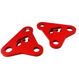 Zxturbi For 1985-1986 Honda Atc 250r Atc250r Red Front Motor Mount Plates Made In Stainless Steel