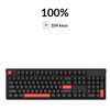 LEMOKEY X3 Wired Mechanical Gaming Keyboard, 100% Layout with QMK/VIA