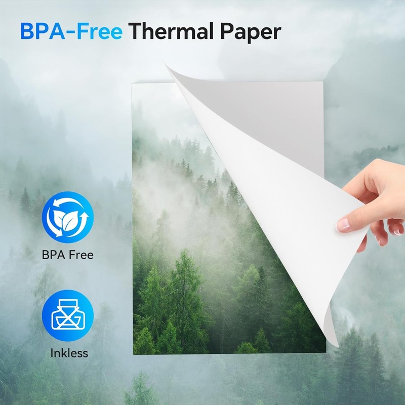 GV Verdegen Thermal Printer Paper 8.5 x 11 Inch,Thermal Paper