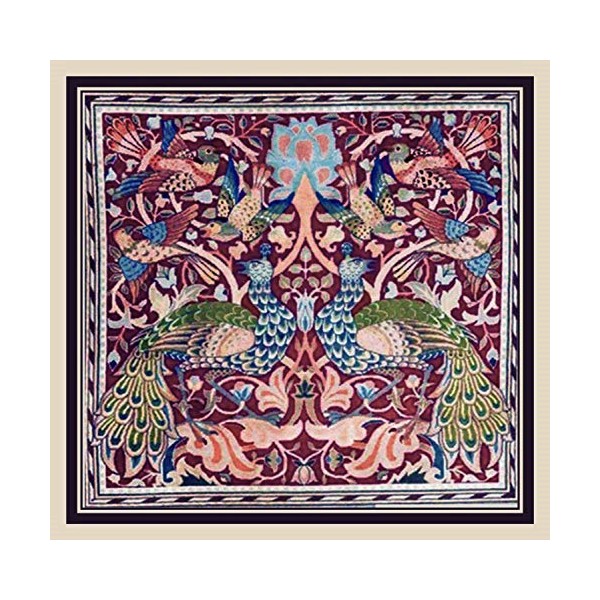 Orenco Originals Arts Crafts Peacocks William Morris Design Counted Cross