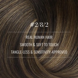 Fshine Clip in Hair Extensions Real Human Hair Balayage Darkest Brown to Light Brown Double Weft Clip in Hair Extensions for Women Thick Straight 20 Inch Hair Extensions Clips 120 Gram 7 Pcs