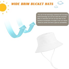 YMYDYFC Baby Sun Hat Toddler Summer UPF 50+ Sun Protection Baby Boy Hats Beach Hats Dinosaur Bucket for Baby Girl Adjustable Kid Cap