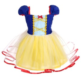 Lito Angels Princess Snow White Fancy Dress Up Costume for Baby Girls Birthday Party Tulle Skirt Age 12-18 Months 102