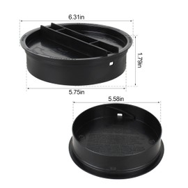 #3008000 Replacement Filter Retainer Cover for Shop Vac Wet and Dry Vacuum Cleaner (1pcs)