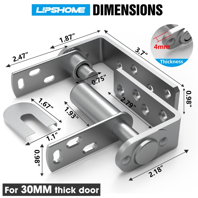 Cafe Door Hinges and Saloon Door Hinges, Swinging Door Hinge