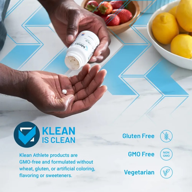 Vitamina Klean Athlete Klean-d 25 Mcg 1000 Ui 100 Comprimido