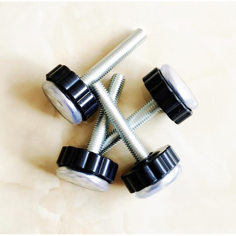 4 Pack M10 Pressure Gates Threaded Spindle Rods, Gate Threaded