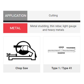 United Abrasives- SAIT 24500 Type 1 14 by 3/32 by 1 EZ-Chop Attacker Chop Saw Cutting Wheel, 10-Pack