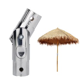 lasuroa Patio Umbrella Replacement Part, Aluminum Alloy Push-Button Patio Umbrella Tilt Adjuster Fits 1.5 Inch Pole for Garden Yard Deck Balcony Party Accessories