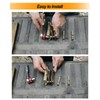 Parking Brake Pad with Shims Springs Kit Fit for Polaris
