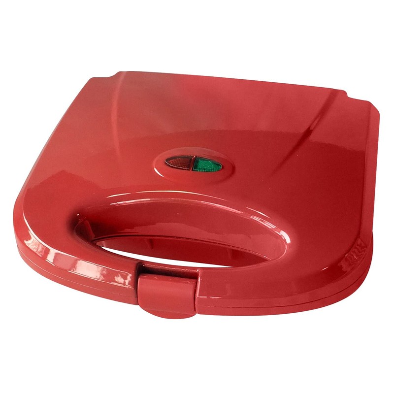 Bene Casa - Red Nonstick Flat Grill Sandwich Maker -
