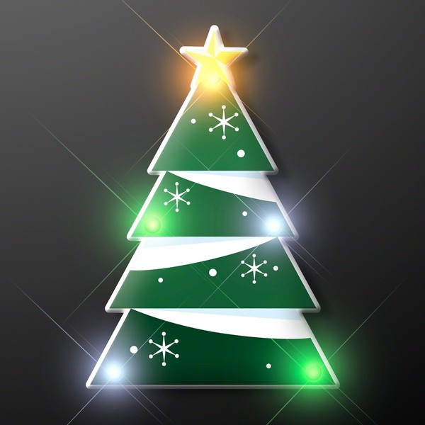 Blinky LED Christmas Tree Flashing LED Light Up Body Light