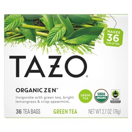 TAZO Regenerative Organic Zen Green Tea, 36 Total Tea Bags