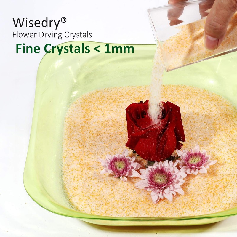 wisedry 5 LBS Silica Gel Flower Drying Crystals with Sealed
