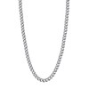 U7 Cuban Chain Necklace for Women Men Stainless Steel 3mm