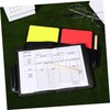 WHAMVOX 2set Soccer Referee Kit Red Yellow Cards Standard Wallet