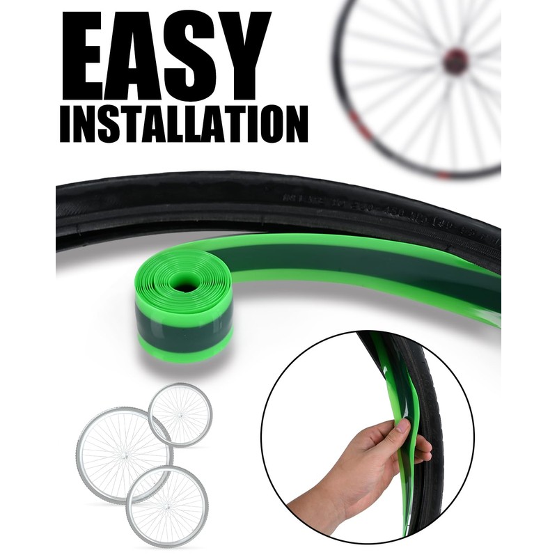 Julai Road Bike Tyre Insert, Flat Bicycle Tube Protector Compatible