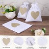 Kssvzz 26 Pcs Small Cotton Drawstring Bags, 15x20cm Reusable Burlap