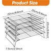 4 Pcs Stackable Cooling Racks, Heavy Duty Iron Wire Baking
