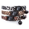 Meow Town Giraffe-Print Nylon Cat Collar, 8–12 inch