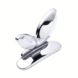 Butterfly Pattern Contactless Toilet Lid Lifter, Toilet, Practical Toilet Seat Lifter, Toilet Accessories, Home Essential - Color: Silver, Specification: one-size