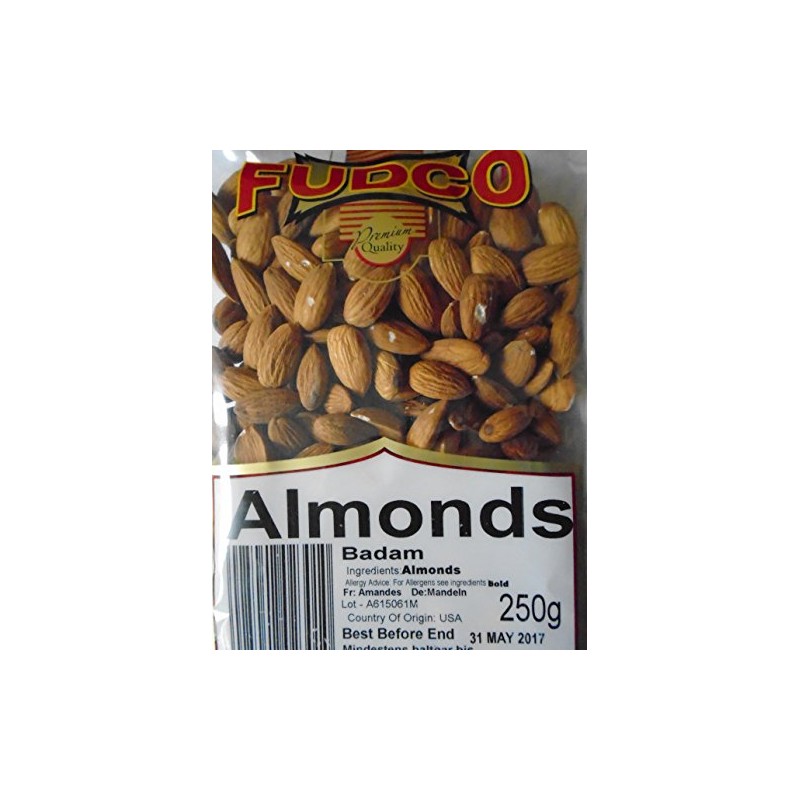 Fudco Almonds 250g (Pack of 2)