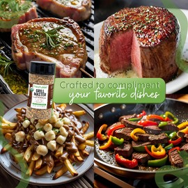 FreshJax Grill Master Organic Montreal Steak Seasoning – 6 oz | Low Sodium BBQ & Grill Rub for Steak, Burgers, Chicken, Brisket, Roasts, Summer Grilling, Smoking, Backyard BBQ | Made in USA