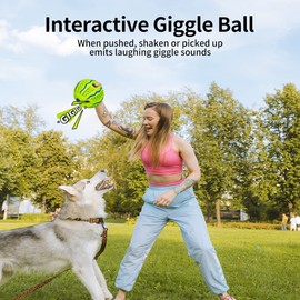 TAUCHGOE Interactive Dog Toy Ball