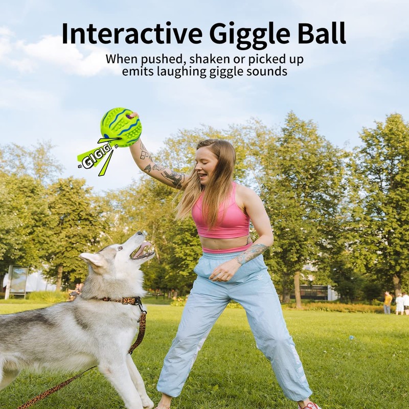 TAUCHGOE Interactive Dog Toy Ball