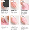 Kit de uñas en polvo de inmersión 4 colores –