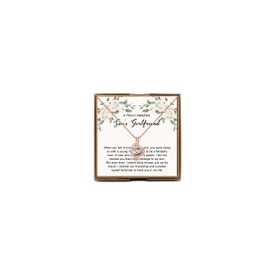 OKEYCH Gifts to My Sons G-irlfriend From His Mom, To My Son's Beautiful G-irlfriend Necklace, Sons G-irlfriend From B-oyfriend's Parents (Amazing Son's Girlfriend N)