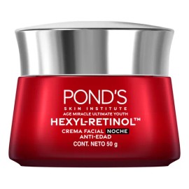 Crema Facial Antiedad Ponds Noche Age Miracle Ultimate Youth con Hexyl-Retinol 50g                                                                    