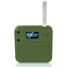 Heltec V3 Case for ESP32 LoRa Development Board Custom Meshtastic Case with Antenna Port and Charging Slot (N32 Version, Green)