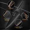 Arrtcy Knife Set - Kitchen Knife Set with Built-in Sharpener